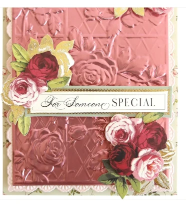 Anna Griffin Trellis and Pergola 3D Embossing Folders 4.25x6.25