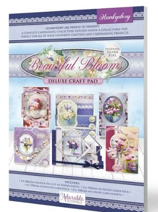 Hunkydory Crafts Deluxe Craft Pad- Beautiful Blooms