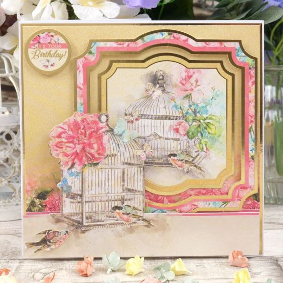HunkyDory Crafts Deluxe Craft Pad- Garden Party