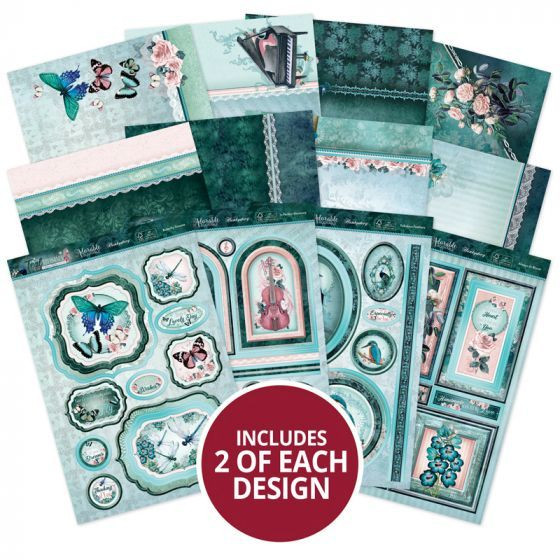 Hunkydory Crafts- Teal Treasures A Fabulous Finishes Topper Collection TEAL101