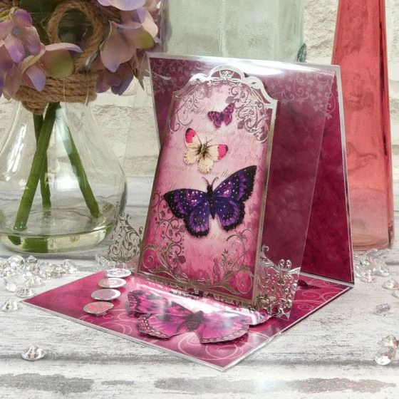 Hunkydory Crafts Flight of The Butterflies Platinum Edition Luxury Card Collection
