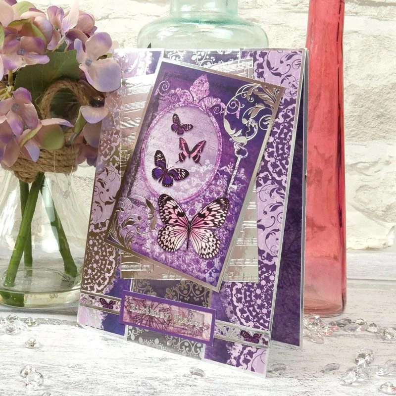 Hunkydory Crafts Flight of The Butterflies Platinum Edition Luxury Card Collection