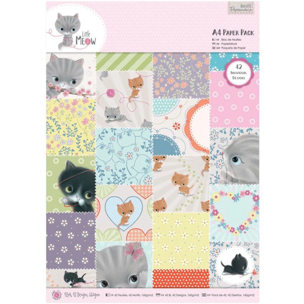 Little Meow A4 Paper Pack 48 Sheets