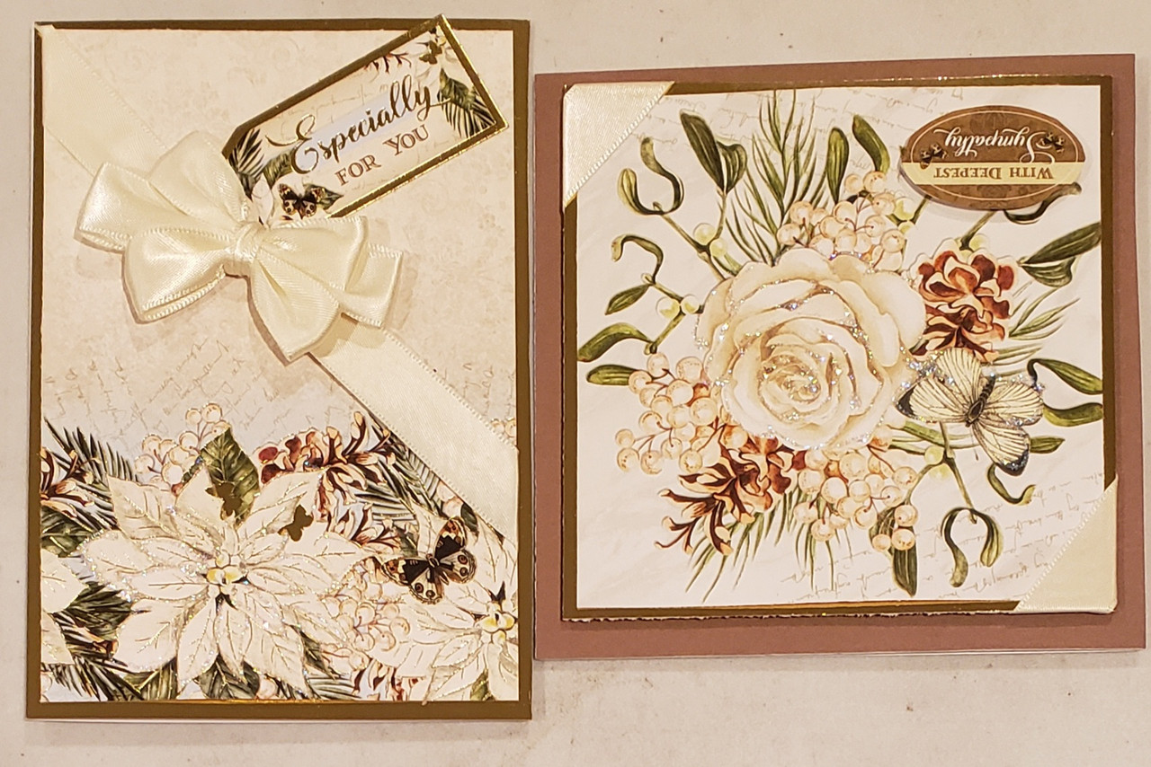 Live Stream Class Kit Winter Wishes FFWINT904 Hunkydory Crafts - Makes 7 Cards
