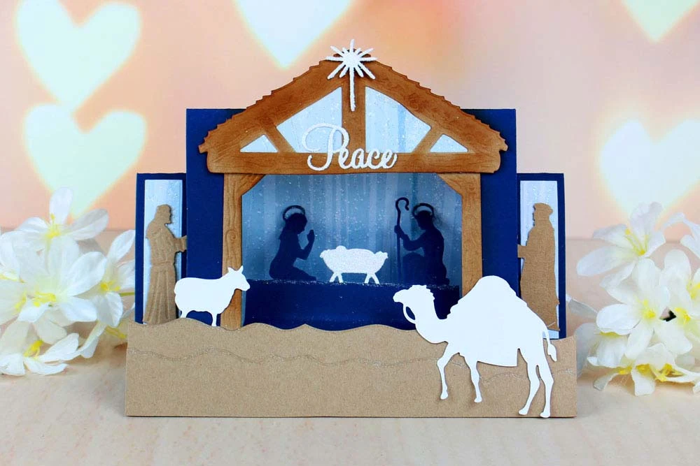 Tattered Lace Nativity Scene 19-die set