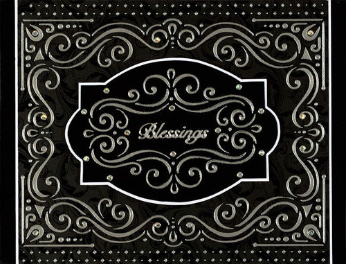 6x6" Fancy Frames Stencil from Hot Off the Press for Chalking Inking Embossing-Paste Sprays Mists Markers More!