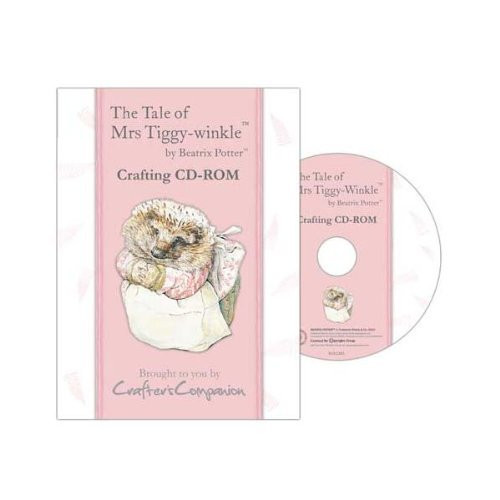 Beatrix Potter The Tale of MRS. TIGGY WINKLE Crafting CD-Rom Backing Papers Envelopes Note Papers Inserts Tea Bag Papers Borders More