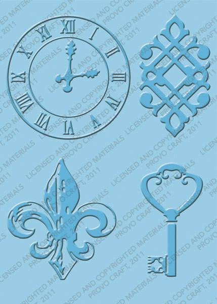 CUTTLEBUG TIMELESS Embossing Folder Set of 4 2001218 CRICUT COMPANION