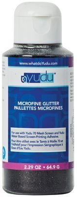 Microfine Glitter BLACK 2.29-OUNCE Bottle! From Provo Craft