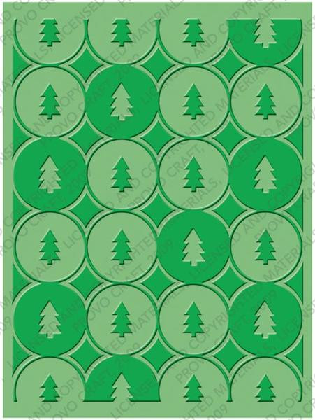 CUTTLEBUG WINTER TREES A2 Embossing Folder 37-1930