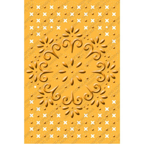 CUTTLEBUG BLOOMING BOUQUET A2 Embossing Plus Folder Cuts and Embosses! 2000258