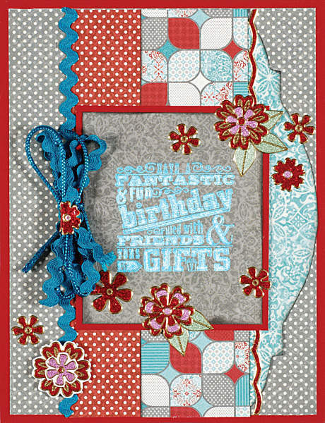 HOTP Dazzles 3-Pack Red Tiny Flowers Stickers 2488 Holographic & Pearl & Green Mirror Leaves Peel Style Outline Stickers