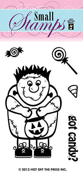 HOTP Clear Stamps Small MONSTER HALLOWEEN 1130 Acrylic