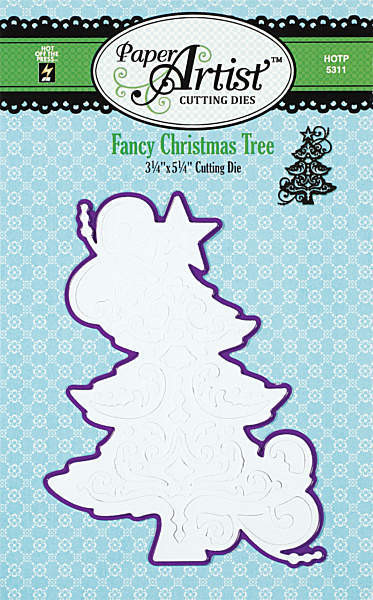 HOTP Paper Artist N5311 Fancy Christmas Tree Cutting Dies 