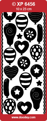 Balloons Holographic BRIGHT Silver Gold Blue Red Green Stickers Set Peel