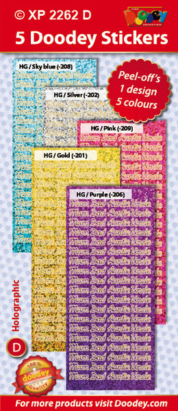 Mum Dad Auntie Uncle Family Words Holographic Greeting Silver Gold Light Blue Purple Pink Word Stickers Set Peel