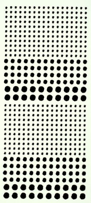 HOTP Dazzles N2458 Brown Jewel Outline Peel Stickers