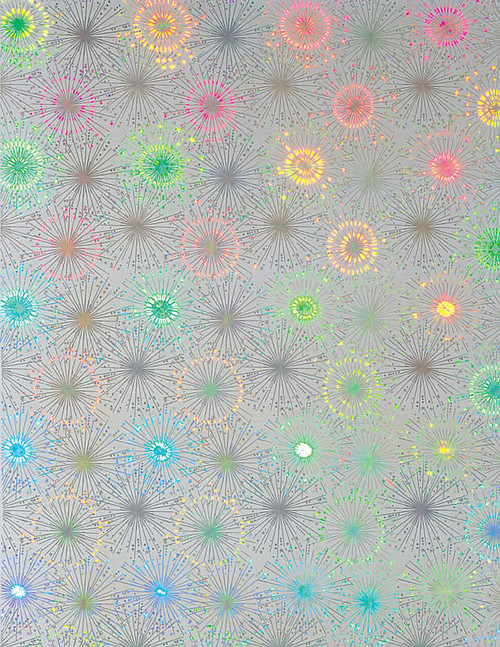 FIreworks Holographic Silver 4 sheets 8.5x11 Cardstock STUNNING!