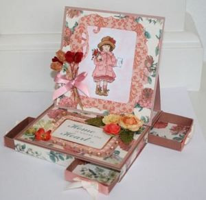 PAINTBOX POPPETS Collection WITH LOVE EZMount Stamp