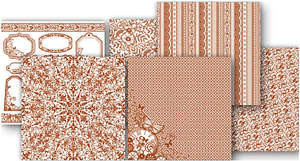 Color Me Copper 4172 Paper Pack 6pc 12x12