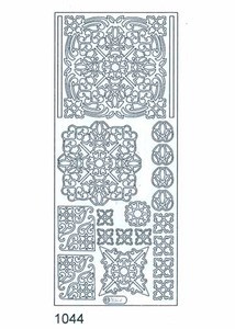 Starform ELEGANT DESIGNS & CORNERS 1044 GOLD Peel Stickers OUTLINE