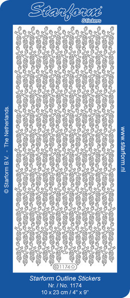 Starform NAUTICAL ROPE & ANCHORS BORDERS Peel Stickers GOLD 1174