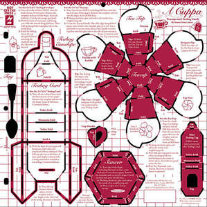 HOTP Template A CUPPA Teacup & Card 12X12 7376