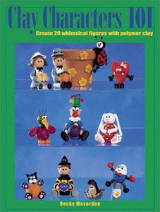 Clay Characters 101 Polymer Book SPIRAL BOUND OOP NEW