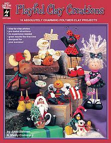 Playful Clay Creations Polymer Clay FIMO OOP NEW book
