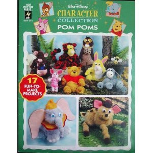 Walt Disney Character Collection Pom Poms Book