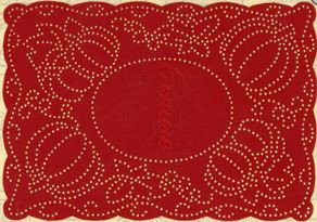 Ornare Pricking Stencil Template Pumpkin Frame