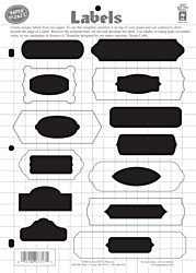 HOTP Template Labels Scrapbooking 7317