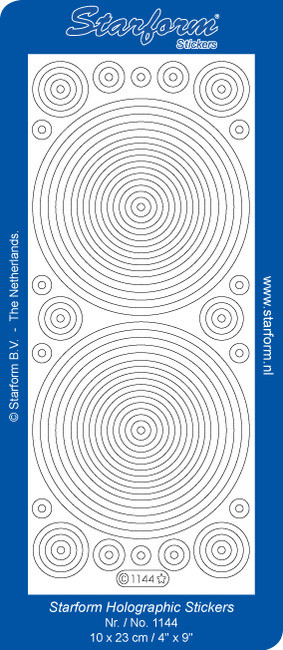 Starform CIRCLES Peel Stickers GOLD 1144