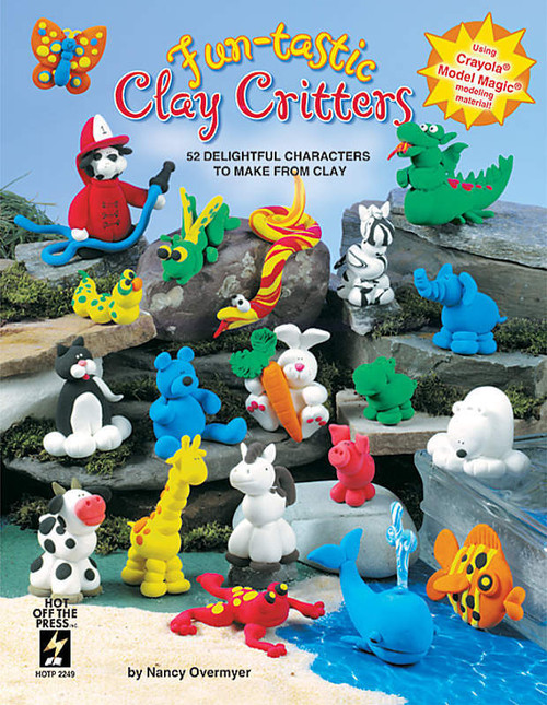 Fun-tastic Clay Critters Crayola Model Magic Fimo BOOK NEW Retired
