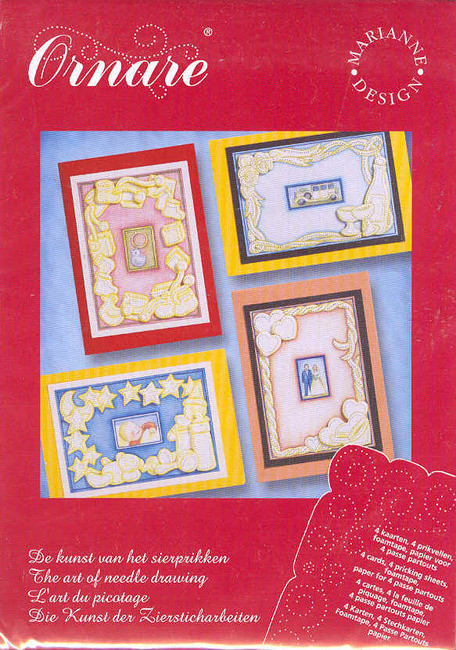 Ornare Paper Pricking Card Kit Wedding Baby