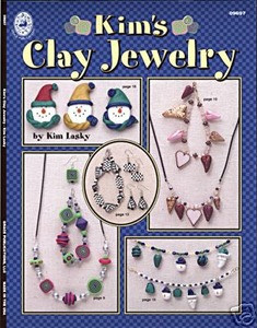 Kim's Clay Jewelry Book Polymer Clay Beads NEW OOP