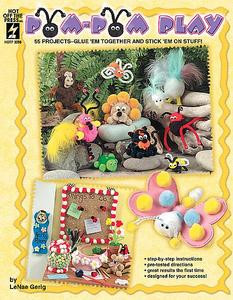 Pom Pom Play Craft Book Kids Art Decorating FUN CUTE