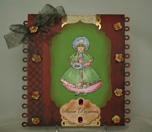 Paintbox Poppets SNOW PRINCESS By Christine Haworth 5-Stamp EZMount Rubber Stamp Set