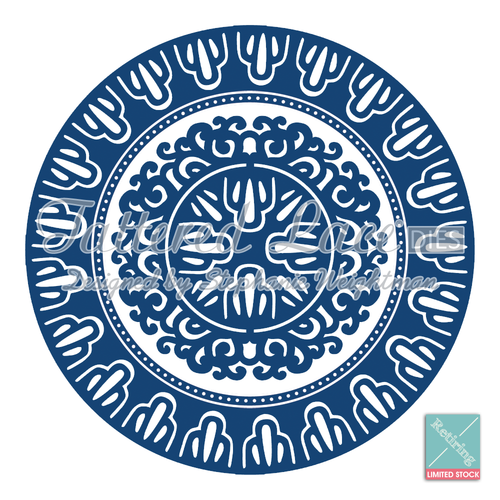 Tattered Lace VIctorian Circle D073 with Flourish Border D068 Cutting Dies RETIRED