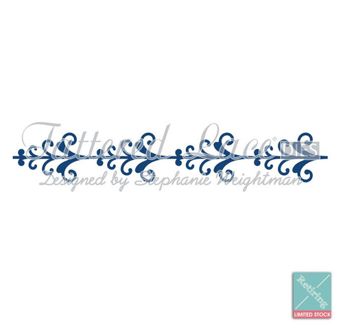 Tattered Lace - Krystal Border - D410 Cutting Die