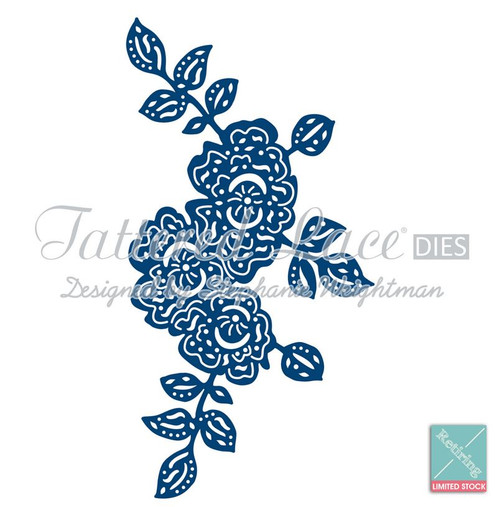Tattered Lace - Summer Rose - D119 Cutting Dies