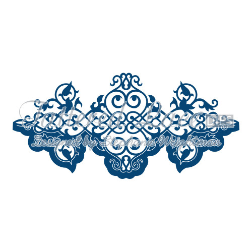 Tattered Lace - Elegant Over  the Edge 2-Piece Die Set - D604 Cutting Dies