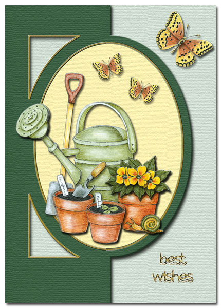 Lomiac Die-Cut A6 Oval Blue 5-pc Cards Card-Making