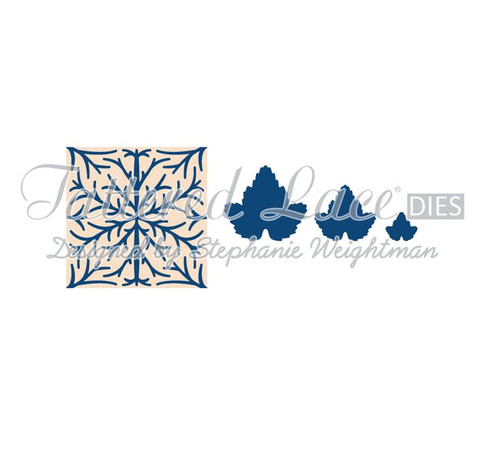 Tattered Lace Trio Die and Folder Set Set10 Diane Cut and Emboss 