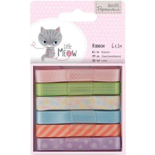 Little Meow Large Ribbon 6 Styles 1-Meter Each