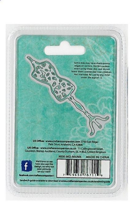 Kimono Magnolia Mannequin Decorative Metal Cutting Dies by Crafter's Companion