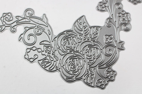 Tattered Lace Rose Pearl COrner Cutting Die D1048