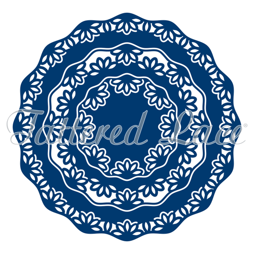Tattered Lace Severn Decorative Labels Cutting Die D476