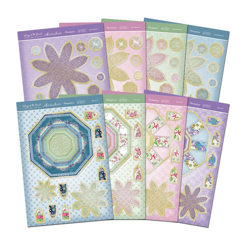 Hunkydory Oriental Blooms Triple Tier Slider Premium Card Kit 