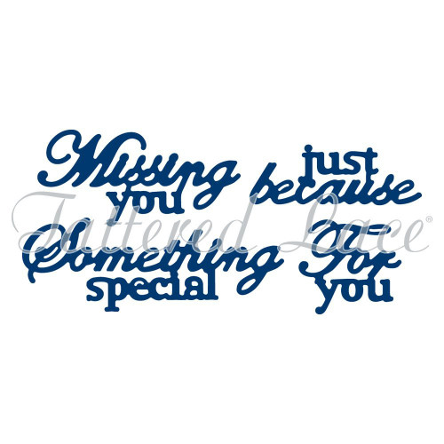 Tattered Lace Sweet Sentiments Cutting Die Set D1130